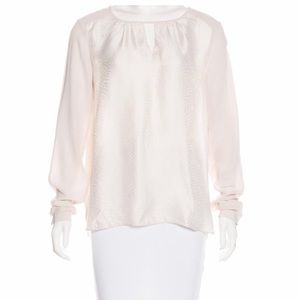 Cynthia Rowley 100% silk snakeskin print blouse size XS